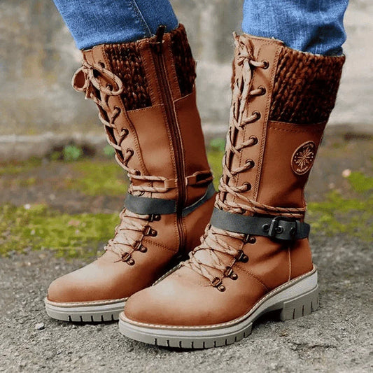 Roxana | Women's Textured Synthetic Boot