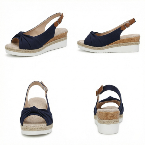 Ylva | Women's Knot Textured Sandal