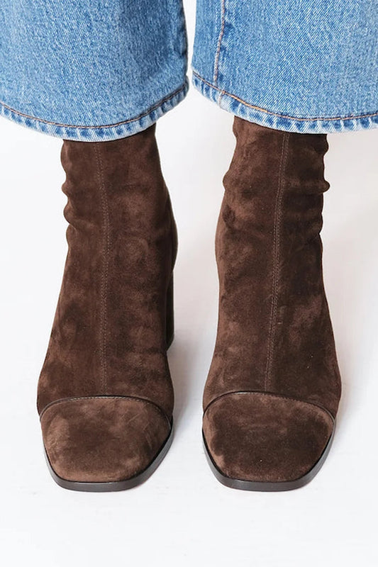 Larissa | Women's Square Toe Block Heel Boot