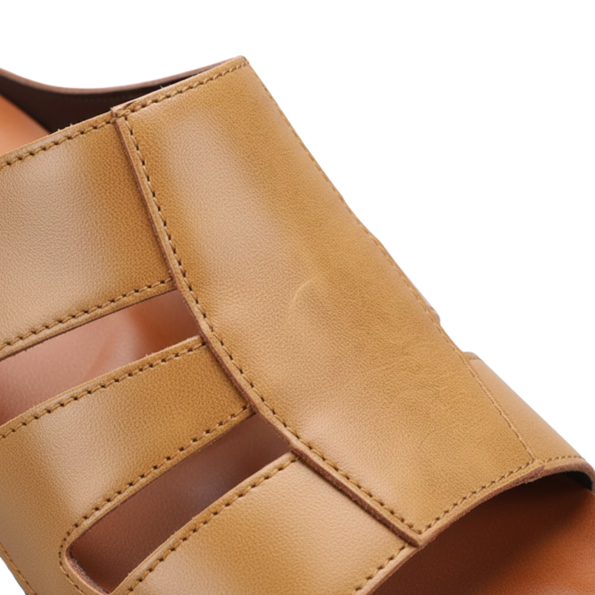 Kenneth | Men's Smooth Open Toe Slipper