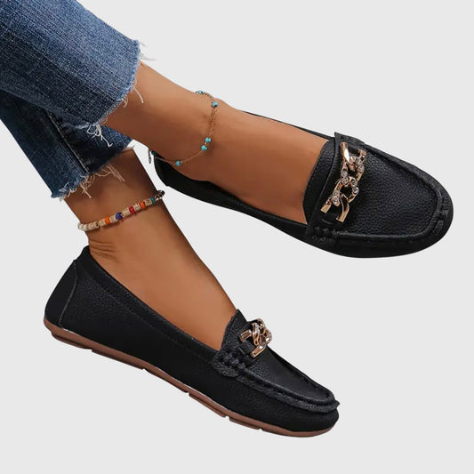 Ursula | Women's Chain Synthetic Loafer