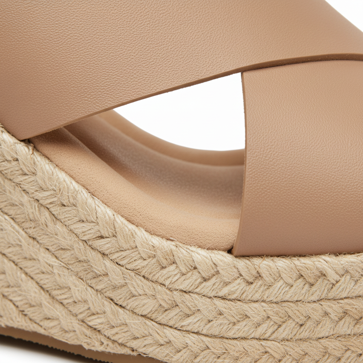 Madeleine | Women's Crossed Straps Wedge Espadrille
