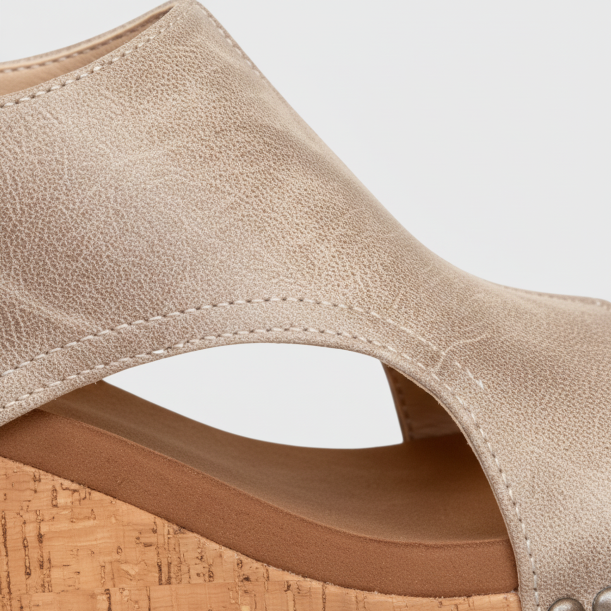 Sigrid | Women's Textured Cork Sandal