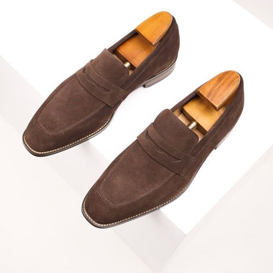 Frederik | Men's Suede Lace Up Loafer