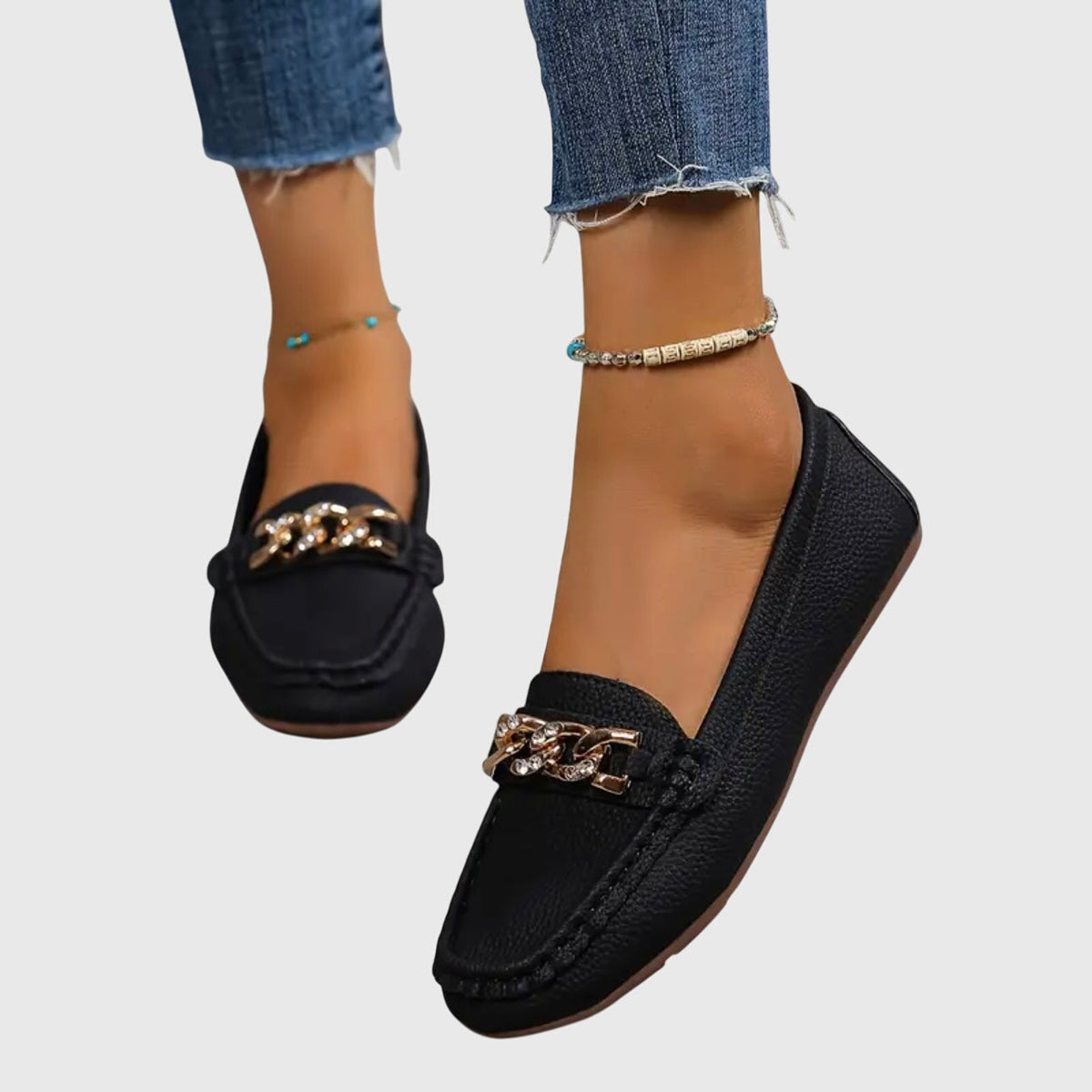 Ursula | Women's Chain Synthetic Loafer