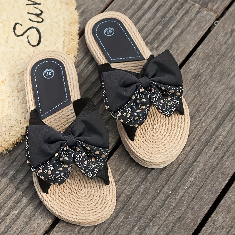 Mira | Women's Woven Bow Slide