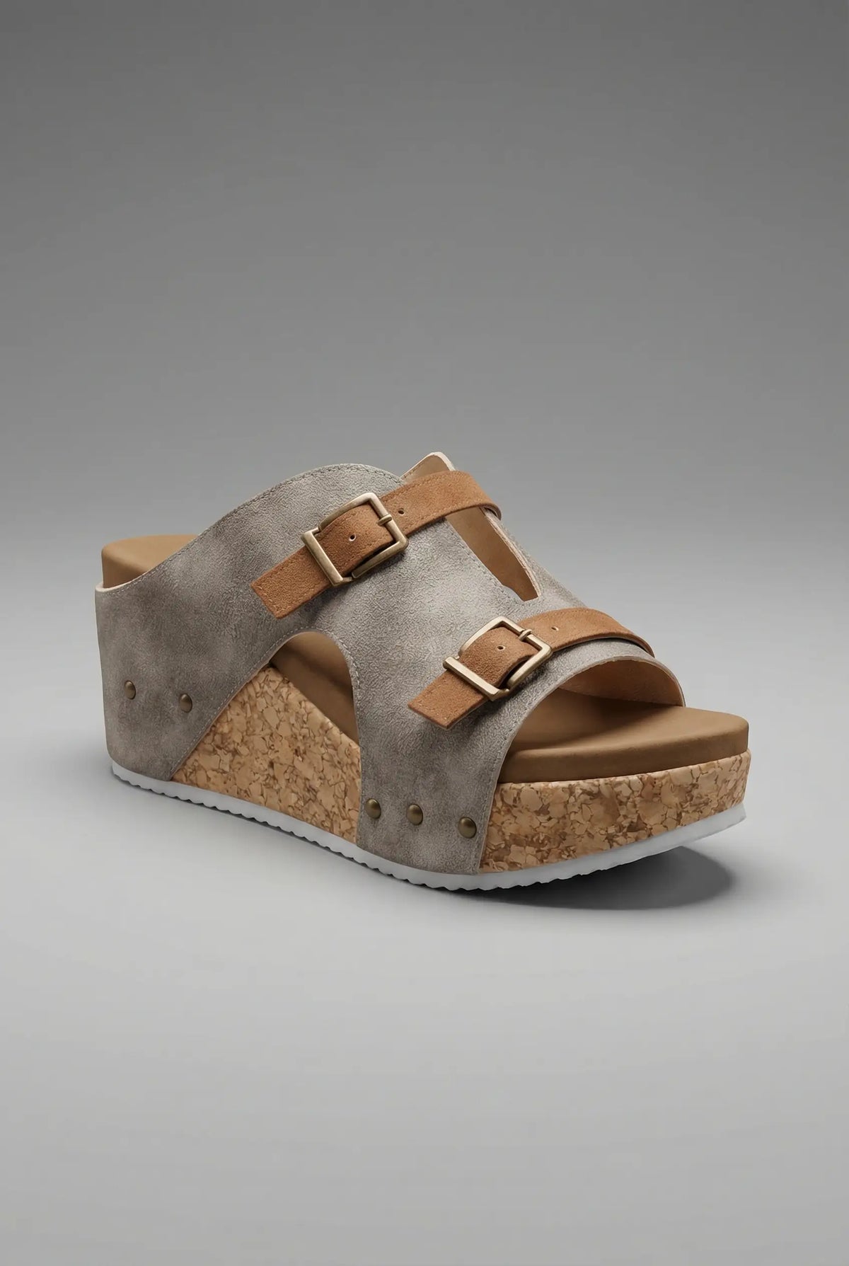 Lottie | Women's Studs Cork Sandal