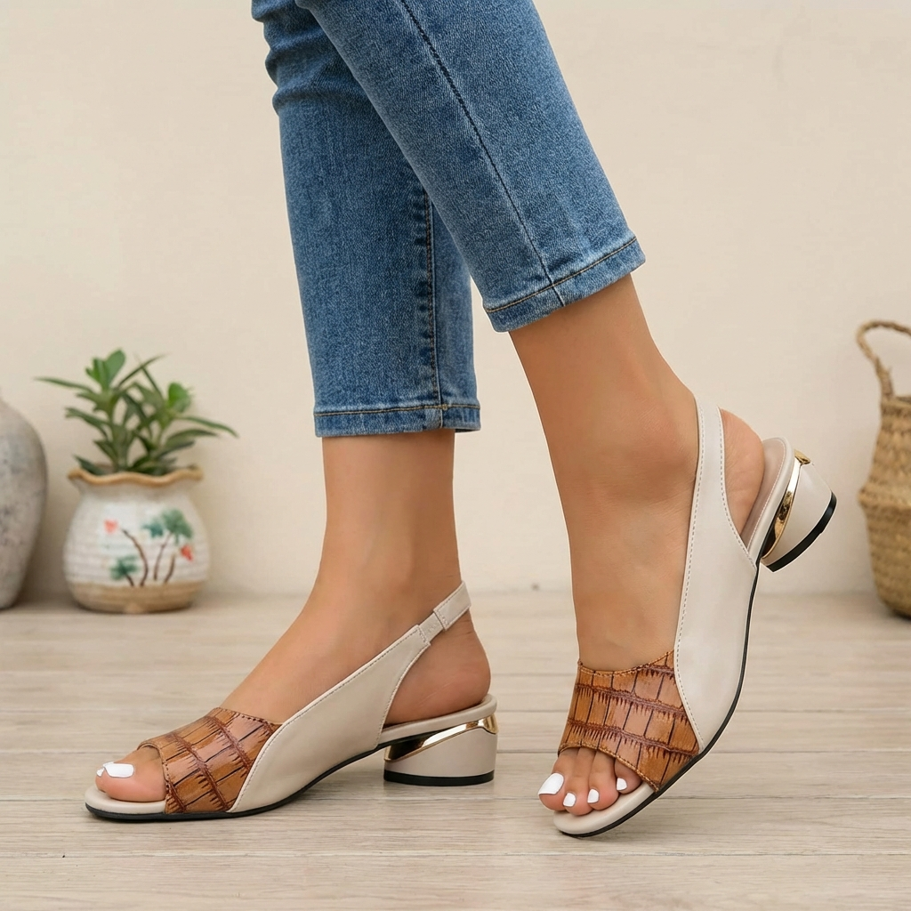 Luisa | Women's Textured Open Toe Sandal