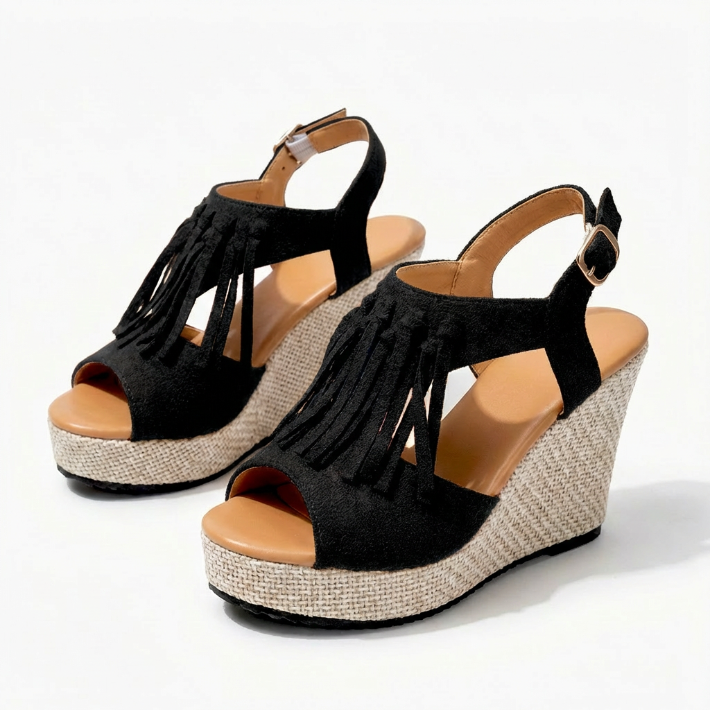 Renata | Women's Woven Fringing Sneaker