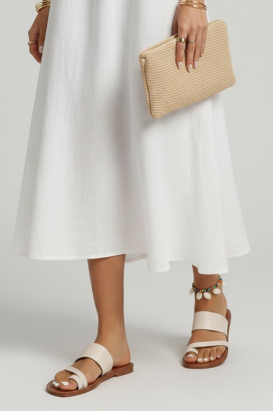 Ulla | Women's Open Toe Flat Profile Slide