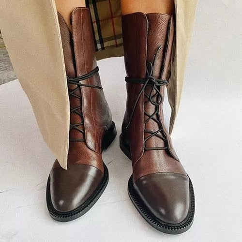 Juliet | Women's Smooth Lace Up Ankle Boot