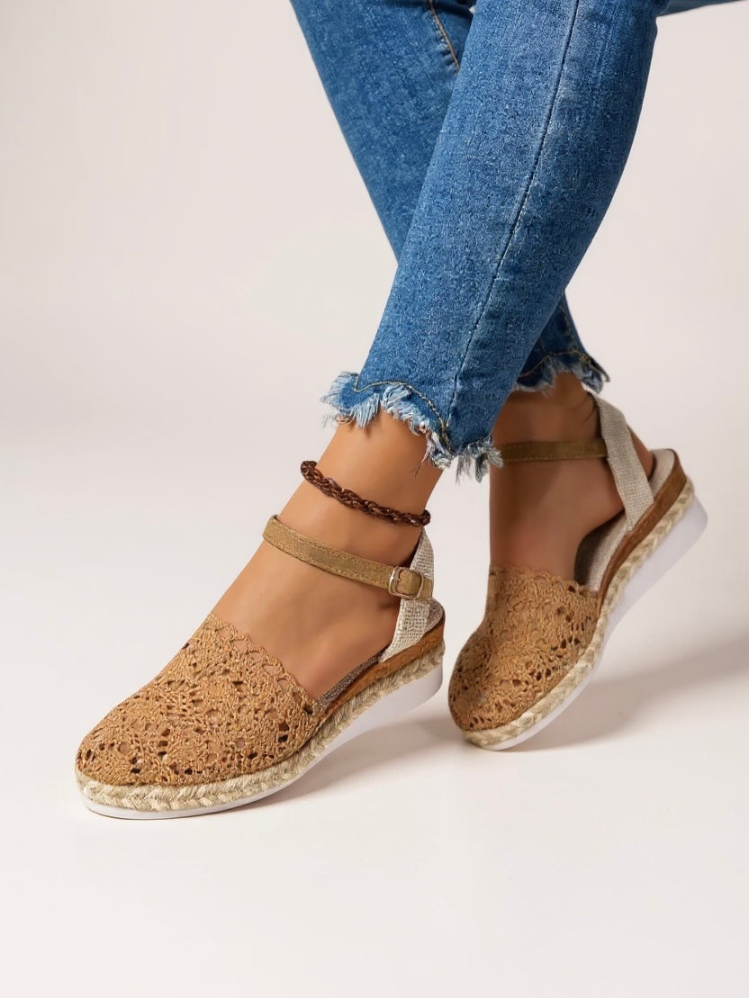 Natalia | Women's Woven Textured Espadrille