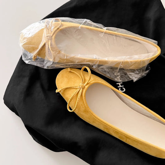 Tatiana | Women's Bow Suede Flat Shoe