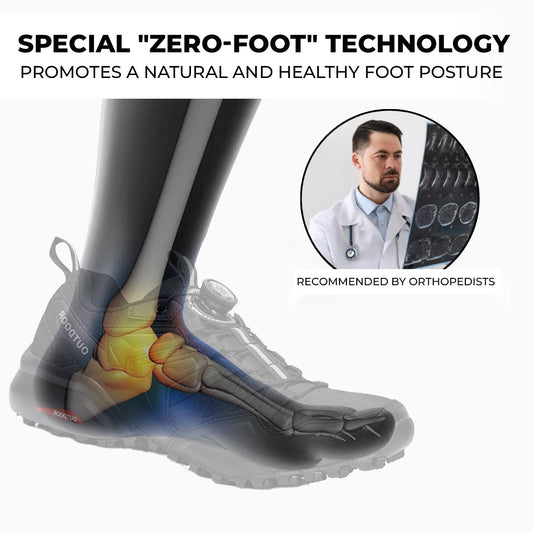 Tiberius | Men's Smooth Zip Hiking Shoe