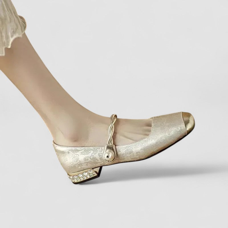 Nerissa | Women's Textured Square Toe Dress Shoe