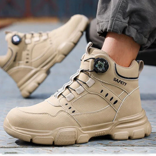 Frank | Men's Smooth Lace Up Work Boot