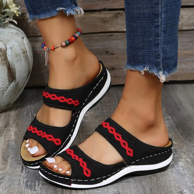 Brigitta | Women's Textured Mesh Slide