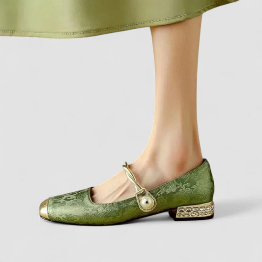 Nerissa | Women's Textured Square Toe Dress Shoe