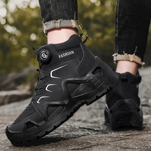 Blaise | Men's Patchwork Microfibre Hiking Boot