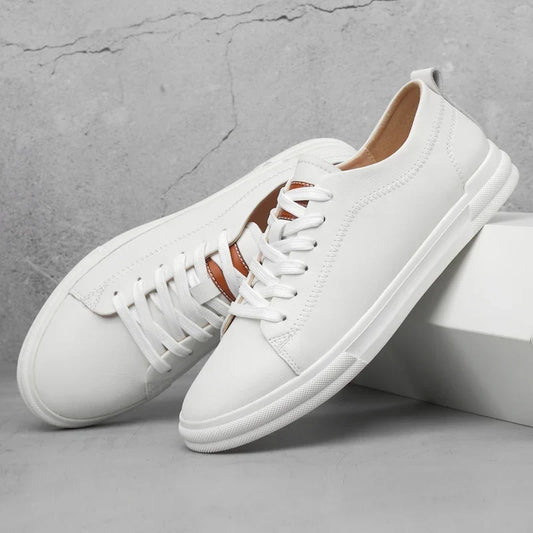 Egon | Men's Leather Lace Up Sneaker