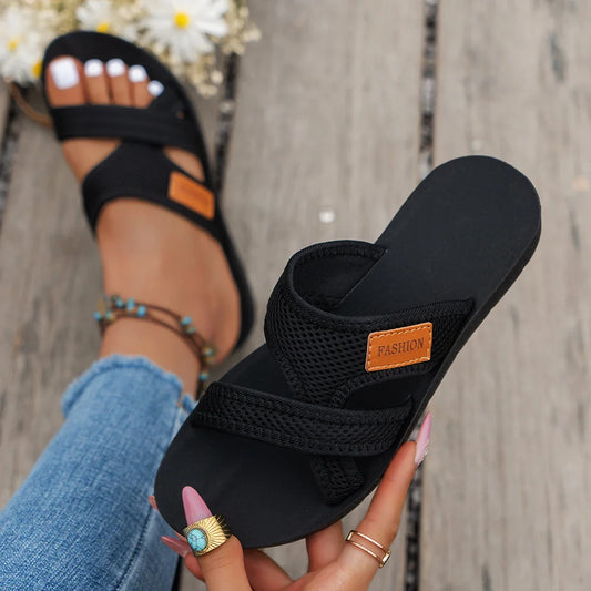 Helena | Women's Textured Mesh Slide