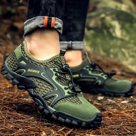 Herbert | Men's Mesh Lace Up Hiking Shoe