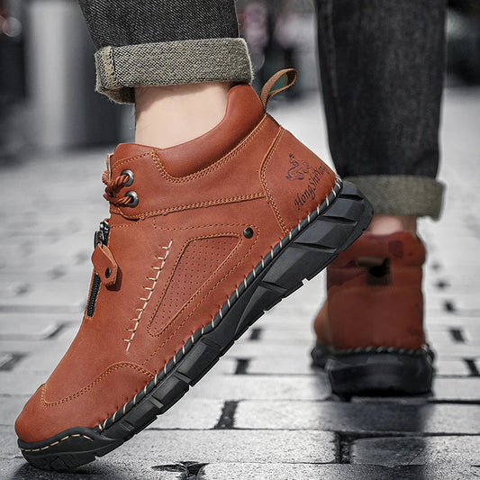 Cesare | Men's Smooth Round Toe Boot