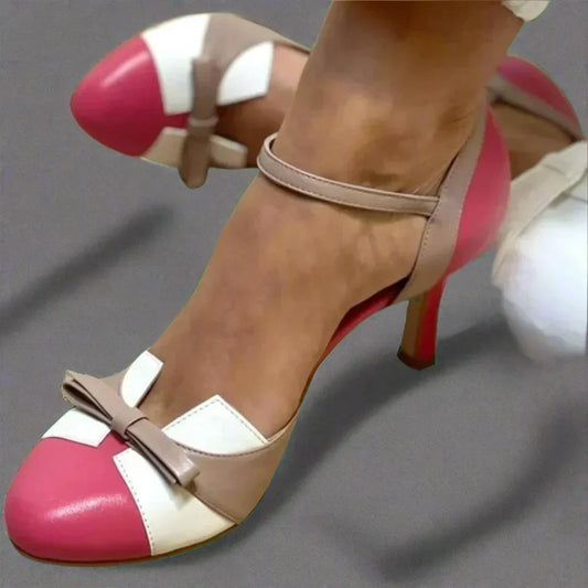 Dina | Women's Bow Round Toe Dress Shoe