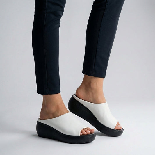 Serena | Women's Open Toe Slip on Slide