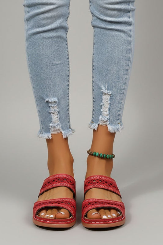 Theodora | Women's Open Toe Contoured Sandal