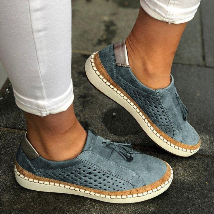 Agatha | Women's Woven Flat Profile Slide