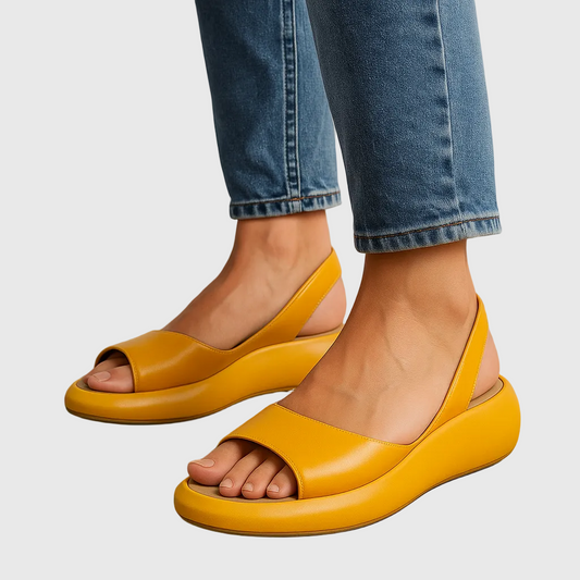 Nerissa | Women's Open Toe Flat Profile Slide