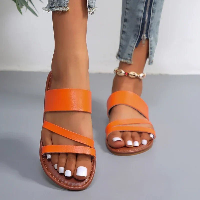 Monique | Women's Smooth Slip on Slide