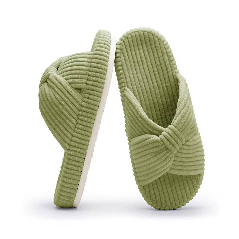 Lisbeth | Women's Bow Textile Slipper