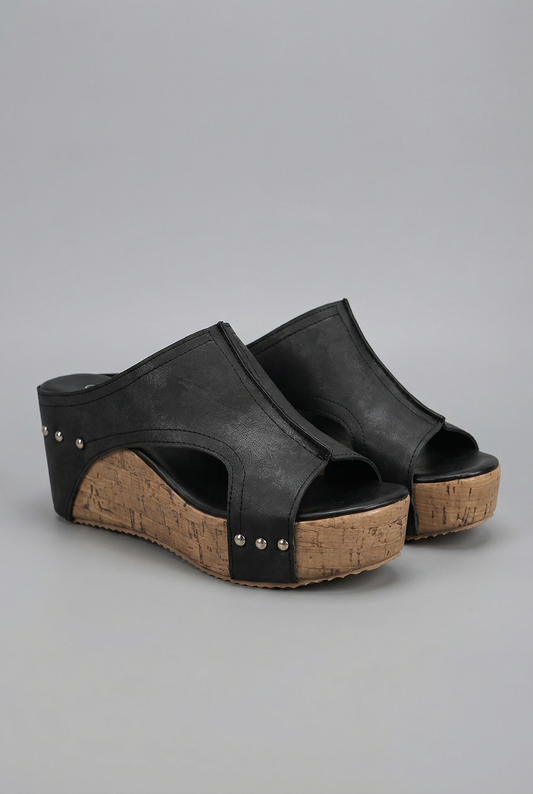 Anais | Women's Studs Open Toe Slide
