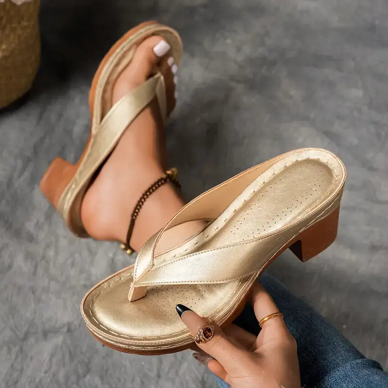 Sylvie | Women's Block Heel Contoured Sneaker