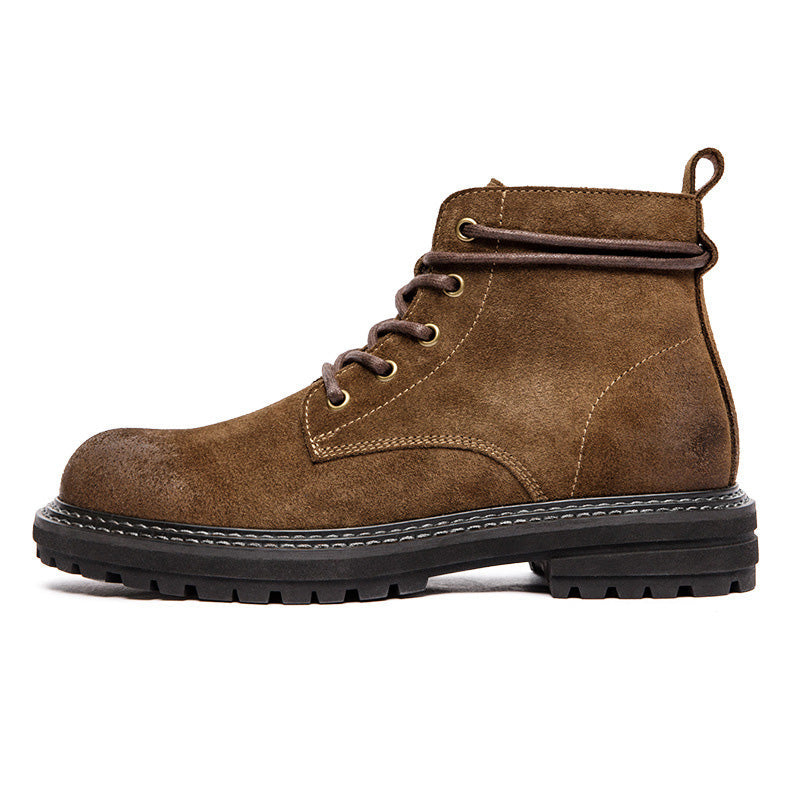 Leonard | Men's Textured Suede Look Boot