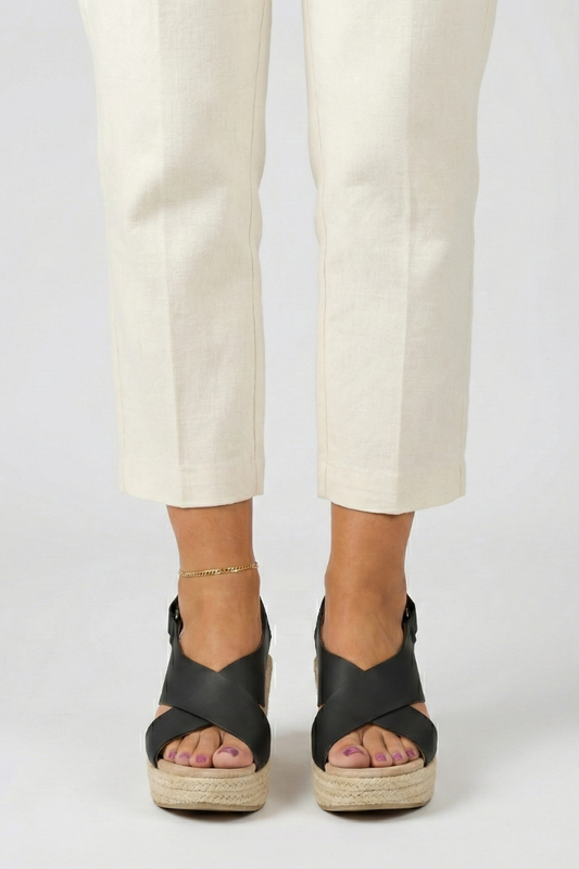 Luisa | Women's Open Toe Slingback Strap Espadrille