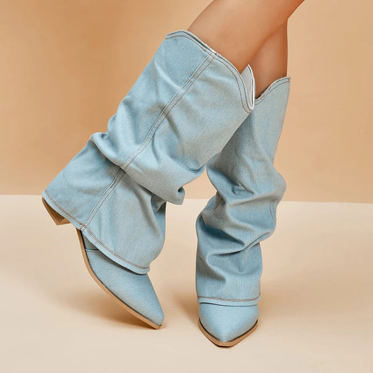Leonie | Women's Synthetic Pointed Toe Boot