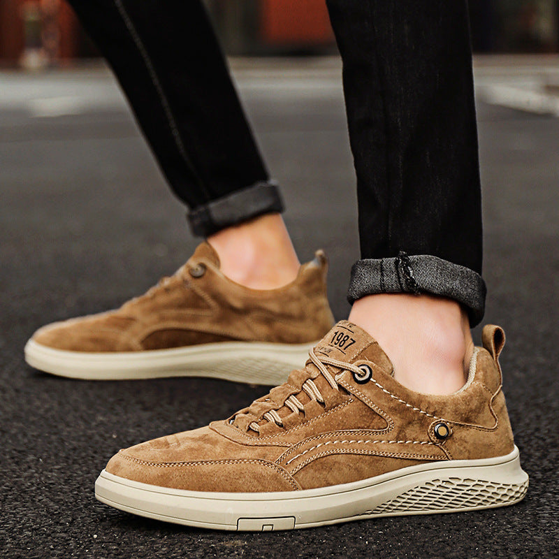 Robert | Men's Woven Suede Sneaker