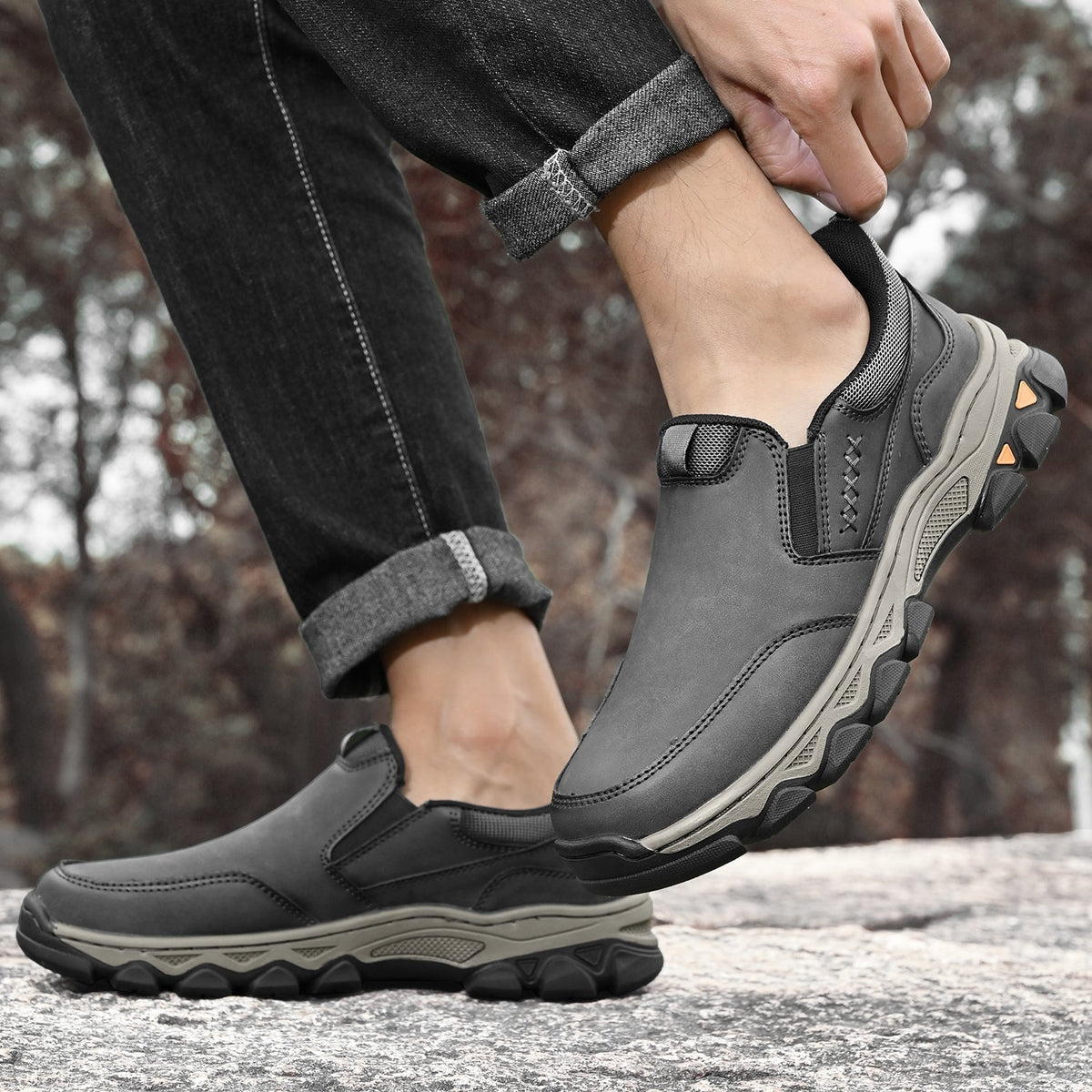 Oswald | Men's Mesh Slip on Dress Shoe