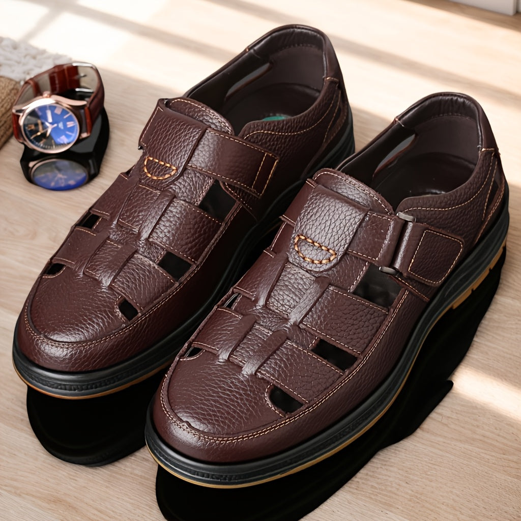 Pieter | Men's Cut Out Textured Sandal