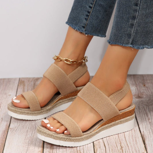 Simone | Women's Textured Wedge Sandal