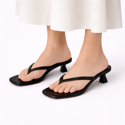 Eugenie | Women's Square Toe Flat Profile Slipper