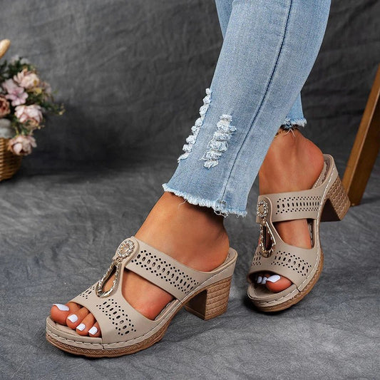 Thea | Women's Synthetic Contoured Sandal