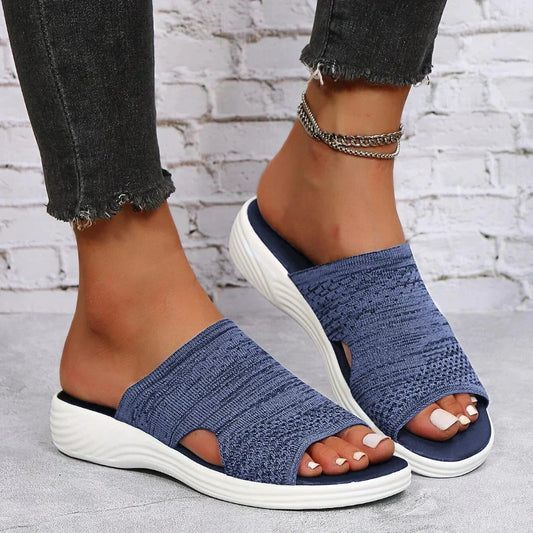 Verena | Women's Knit Slip on Sandal