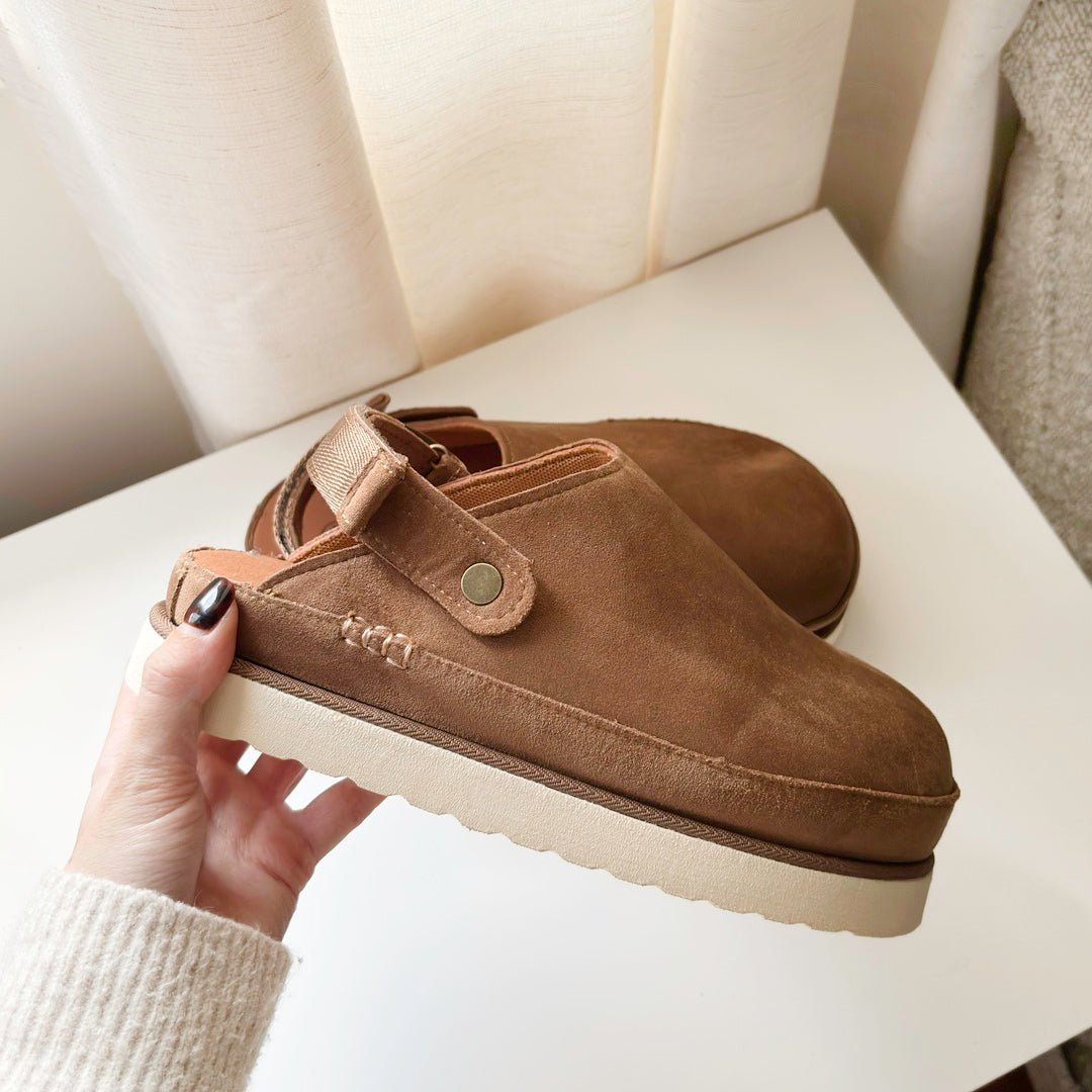 Brigitta | Women's Suede Slip on Mule