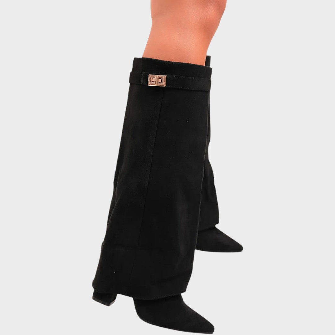 Rhiannon | Women's Suede Flat Profile Boot