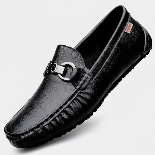 Johan | Men's Textured Leather Look Loafer