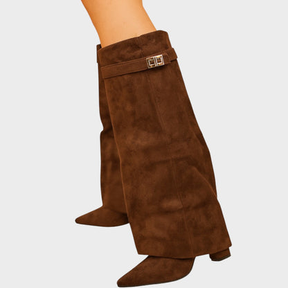 Rhiannon | Women's Suede Flat Profile Boot
